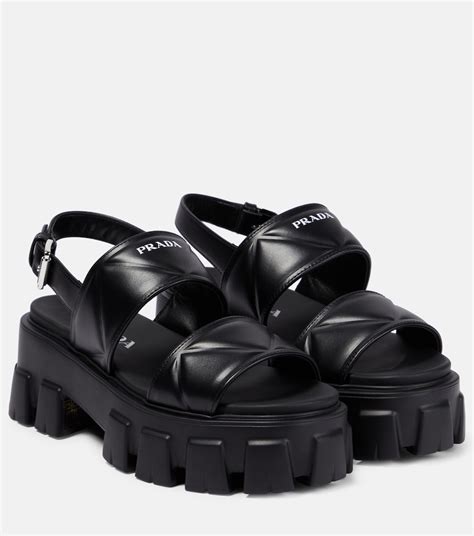 prada platform sandals 37|prada diagram platform sandal.